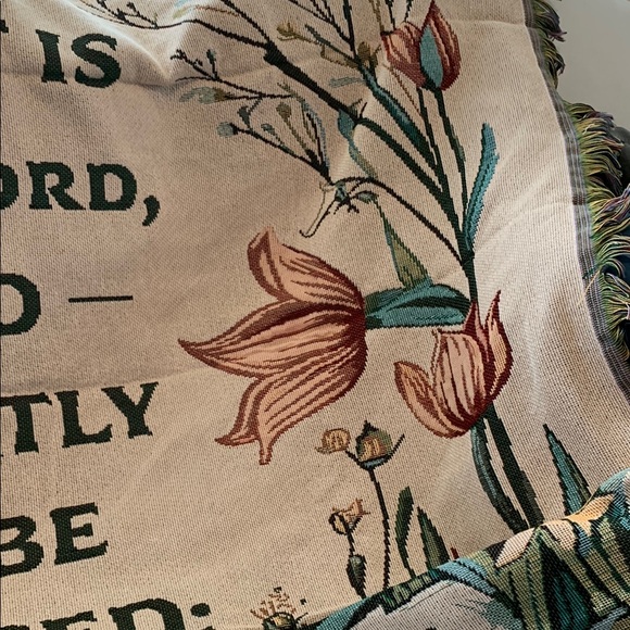Throw with Scripture Verse NWOT - Picture 5 of 5